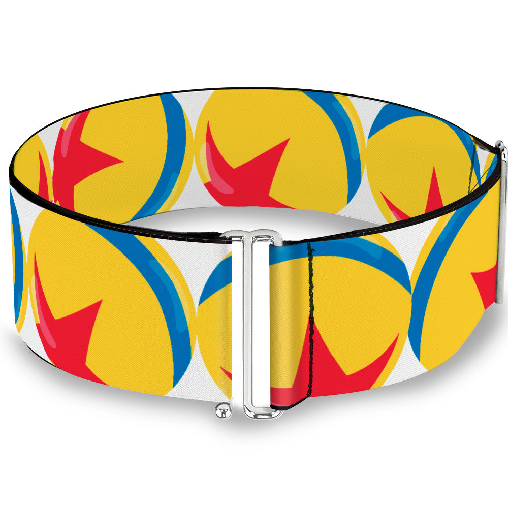 Cat Collar Breakaway - Disney Pixar Luxo Ball Repeat White Yellow