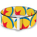 Cinch Waist Belt - Disney Pixar Luxo Ball Repeat White Yellow Blue Red Womens Cinch Waist Belts Disney   