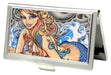 Business Card Holder - SMALL - Earth Wind Flower Water FCG Business Card Holders Sexy Ink Girls   