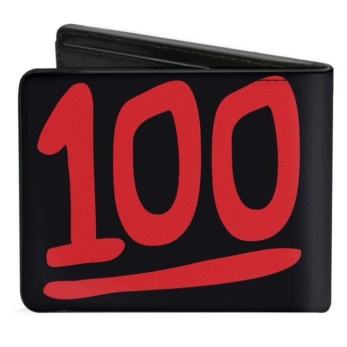Bi-Fold Wallet - 100 Repeat Black Red Bi-Fold Wallets Buckle-Down   
