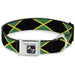 Dog Bone Seatbelt Buckle Collar - Jamaica Flags Seatbelt Buckle Collars Buckle-Down   