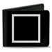Bi-Fold Wallet - Shape Square Black White Bi-Fold Wallets Buckle-Down   