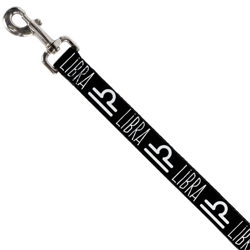 Dog Leash - Zodiac LIBRA/Symbol Black/White Dog Leashes Buckle-Down   