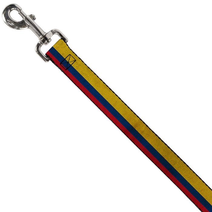 Dog Leash - Colombia Flag Distressed Dog Leashes Buckle-Down   