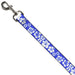 Dog Leash - Hibiscus Blue/White Dog Leashes Buckle-Down   