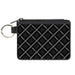 Canvas Zipper Wallet - MINI X-SMALL - Buffalo Plaid X Charcoal Black Gray Canvas Zipper Wallets Buckle-Down   
