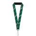 Lanyard - 1.0" - Slytherin Crest Stripe5 Green Gray Lanyards The Wizarding World of Harry Potter Default Title  