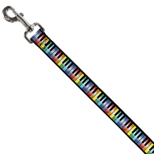 Dog Leash - Piano Keys Rainbow Dog Leashes Buckle-Down   