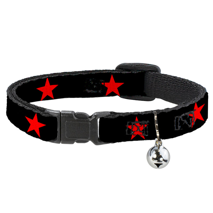 Cat Collar Breakaway - Star Black Red Breakaway Cat Collars Buckle-Down   