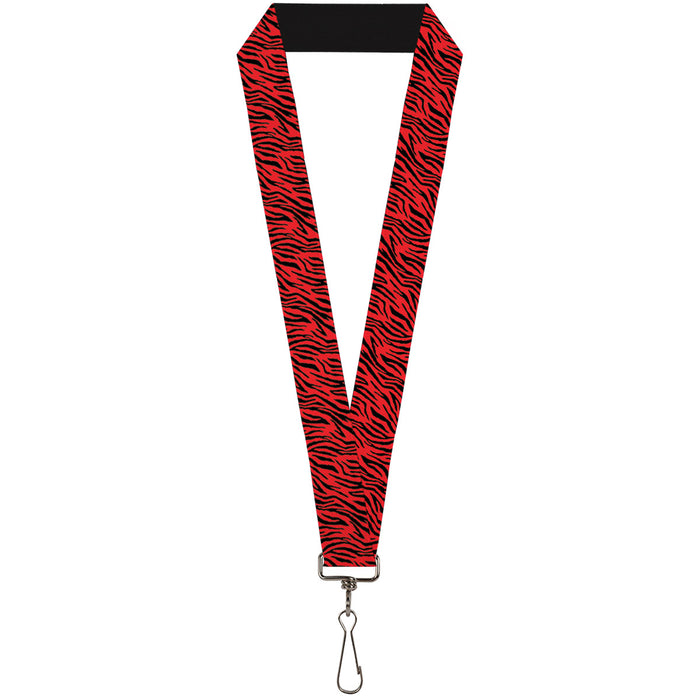 Lanyard - 1.0" - Zebra 2 Red Lanyards Buckle-Down   