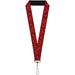 Lanyard - 1.0" - Zebra 2 Red Lanyards Buckle-Down   