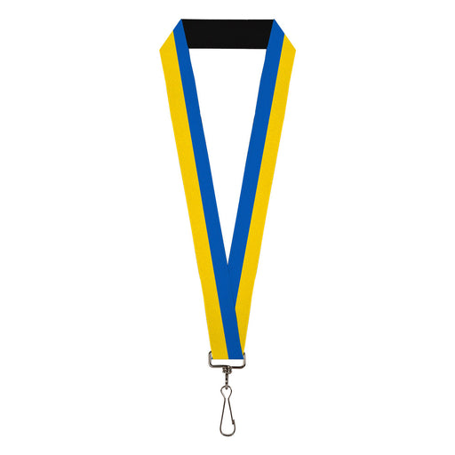 Lanyard - 1.0" - Ukraine Flag Continuous Lanyards Buckle-Down   