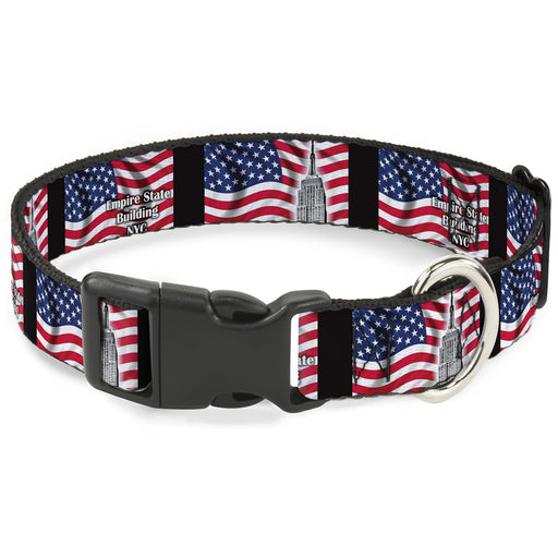 Plastic Clip Collar - Empire State Building NYC Plastic Clip Collars Buckle-Down   