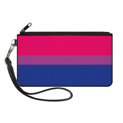 Canvas Zipper Wallet - SMALL - Flag Bisexual Pink Purple Blue Canvas Zipper Wallets Buckle-Down   