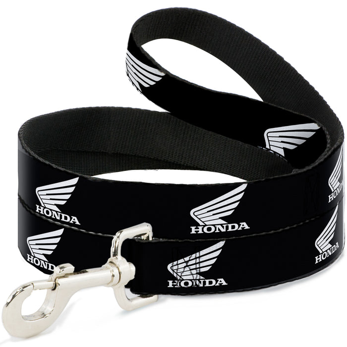 Dog Leash - HONDA Motorcycle Logo Black/White Dog Leashes Honda Motorsports   