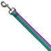 Dog Leash - Little Mermaid Stripe/Shell Purple/Green/Gold Dog Leashes Disney   