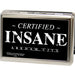 Business Card Holder - LARGE - CERTIFIED INSANE-ARKHAM CITY FCG Black White Metal ID Cases DC Comics   