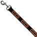 Dog Leash - HEMI Bold Black/Orange/White/Black Dog Leashes Hemi   