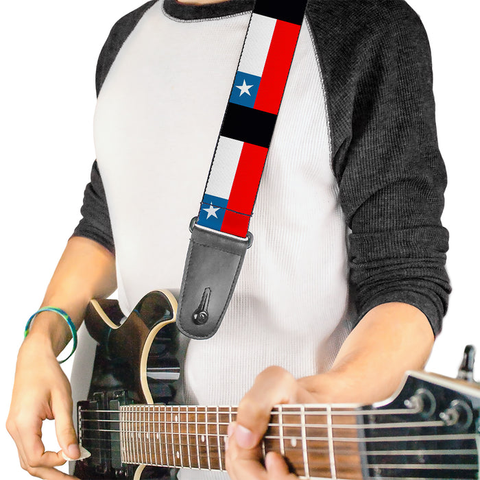 Guitar Strap - Chile Flags Guitar Straps Buckle-Down   