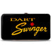 Hinged Wallet - Dodge DART SWINGER Script Black Red Yellow-Fade Hinged Wallets Dodge   
