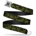 BD Wings Logo CLOSE-UP Full Color Black Silver Seatbelt Belt - Camo Olive/Black Skull Yard2 Webbing Seatbelt Belts Buckle-Down   