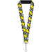 Lanyard - 1.0" - Taco Chevron Black White Lanyards Buckle-Down   