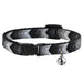 Cat Collar Breakaway - Chevron Weathered Black Grays Breakaway Cat Collars Buckle-Down   