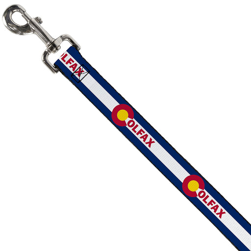 Dog Leash - Colfax Colorado Flag Dog Leashes Buckle-Down   