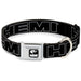 HEMI Elephant Logo Full Color Black White Seatbelt Buckle Collar - HEMI Bold Outline Black/White Seatbelt Buckle Collars Hemi   