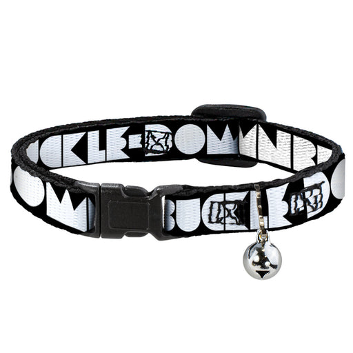 Cat Collar Breakaway - BUCKLE-DOWN Shapes Black White Breakaway Cat Collars Buckle-Down   