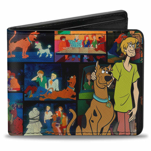 Bi-Fold Wallet - Scooby Doo & Shaggy Pose Scene Blocks + SCOOBY DOO! Bi-Fold Wallets Scooby Doo   