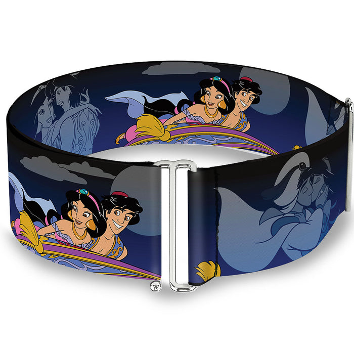 Cinch Waist Belt - Aladdin & Jasmine Scenes Womens Cinch Waist Belts Disney   