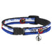 Cat Collar Breakaway - Colorado Skier4 Mountains Blues White Red Yellow Breakaway Cat Collars Buckle-Down   