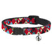 Cat Collar Breakaway - Geometric9 Black Red Turquoise Ivory Breakaway Cat Collars Buckle-Down   