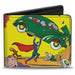 Bi-Fold Wallet - Classic ACTION COMICS Issue #1 Superman Lifting Car Cover Pose Bi-Fold Wallets DC Comics   
