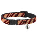 Cat Collar Breakaway - Bacon Slices Maroon Breakaway Cat Collars Buckle-Down   