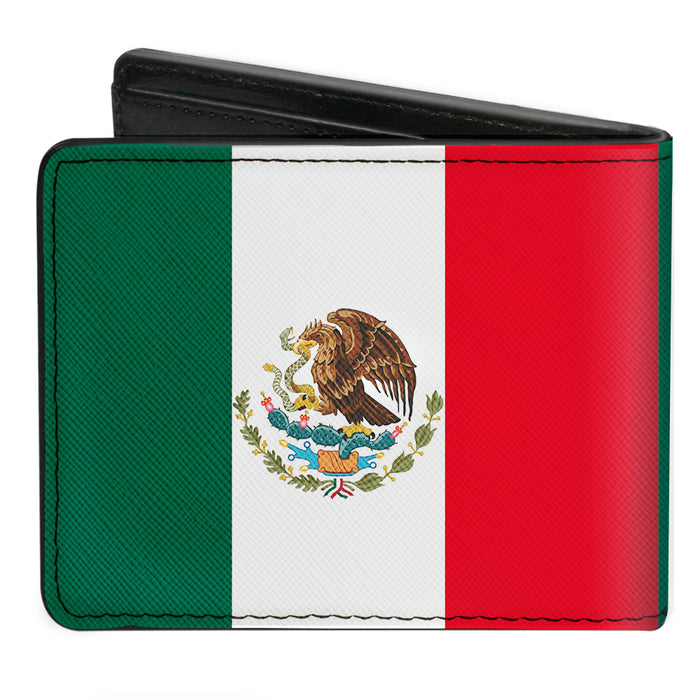 Bi-Fold Wallet - Mexico Flag Bi-Fold Wallets Buckle-Down   