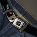 C6 Seatbelt Belt - C6 Logo REPEAT Webbing Seatbelt Belts GM General Motors   