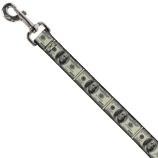 Dog Leash - 100 Dollar Bills Dog Leashes Buckle-Down   