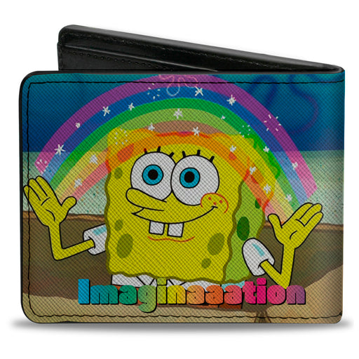 Bi-Fold Wallet - SpongeBob SquarePants IMAGINAAATION Smiling Rainbow Pose Bi-Fold Wallets Nickelodeon   