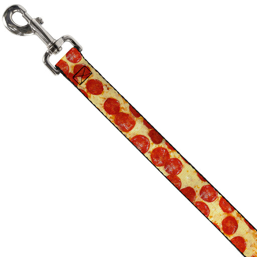 Dog Leash - Pepperoni Pizza Vivid Dog Leashes Buckle-Down   