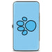 Hinged Wallet - Blue's Clues Blue Face + Paw Print Blues Hinged Wallets Nickelodeon   