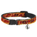 Cat Collar Breakaway - Pepperoni Pizza w Crust Vivid Breakaway Cat Collars Buckle-Down   