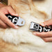 Dog Bone Seatbelt Buckle Collar - GAMER 2/Heart 8-Bit Black/White/Red Seatbelt Buckle Collars Buckle-Down   