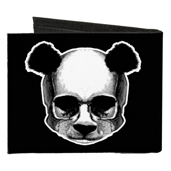 Canvas Bi-Fold Wallet - Panda Skulls Canvas Bi-Fold Wallets Buckle-Down   
