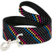 Dog Leash - Checker Stripe Black/Gray/Blue/Gold/Pink Dog Leashes Buckle-Down   