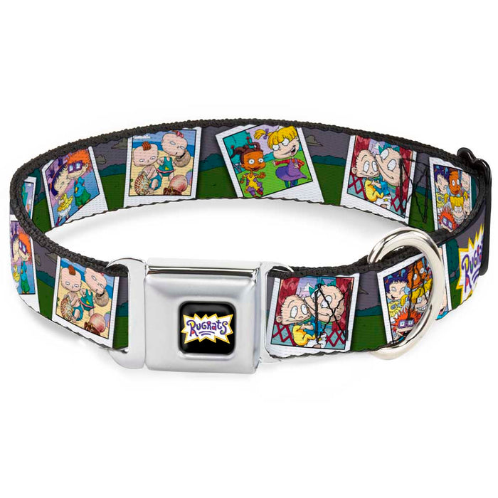 RUGRATS Logo Full Color Seatbelt Buckle Collar - RUGRATS Character Snapshots Seatbelt Buckle Collars Nickelodeon   