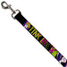 Dog Leash - TINK LUXE Sketch Black/Multi Neon Dog Leashes Disney   