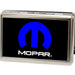 Business Card Holder - LARGE - MOPAR Logo FCG Black Blue White Metal ID Cases Mopar   