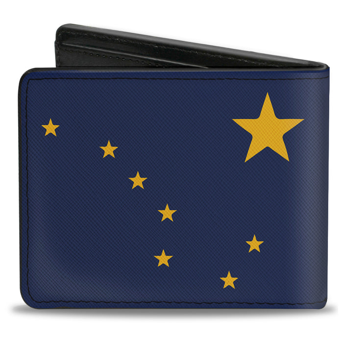 Bi-Fold Wallet - Alaska Flag Blue Gold Bi-Fold Wallets Buckle-Down   